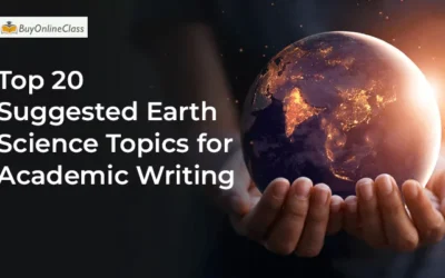 Top 20 suggested Earth Science Topics for Academic Writing