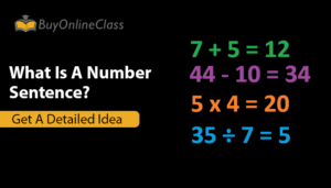 what is a number sentence