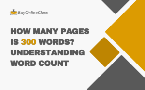 Know how many pages is 300 words