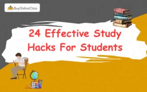 Students can learn effective study hacks when preparing for online exams