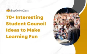 Exciting student council ideas to make learning fun, featuring a diverse group of happy students.