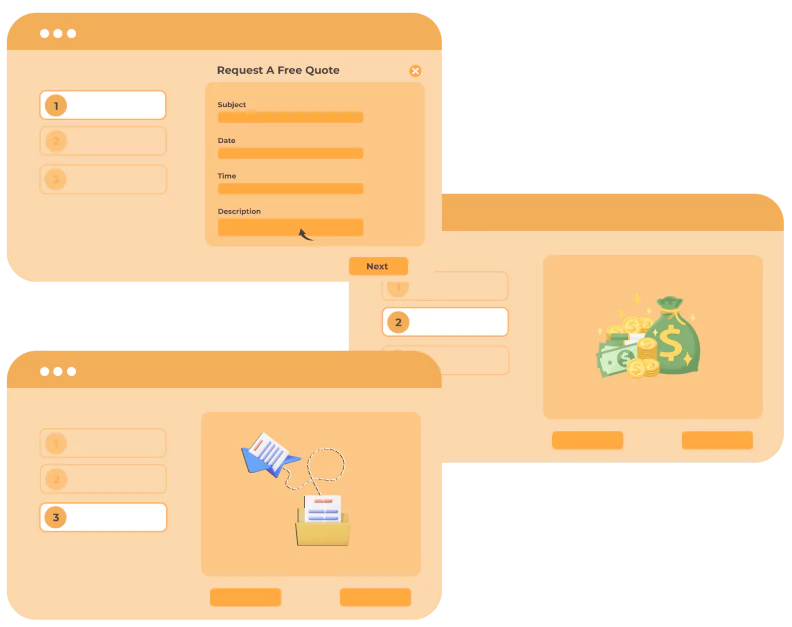 The image shows how to submit tasks for Do My Online Class For Me