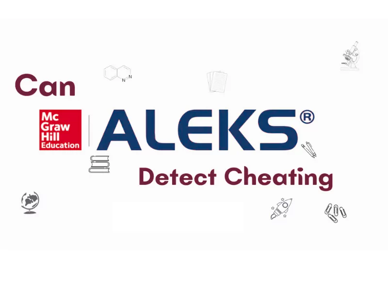 The image shows the logo of aleks and talks about can aleks detect cheating?
