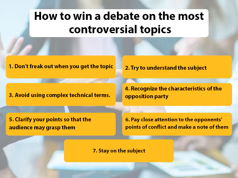 How to win a debate on the most controversial topics