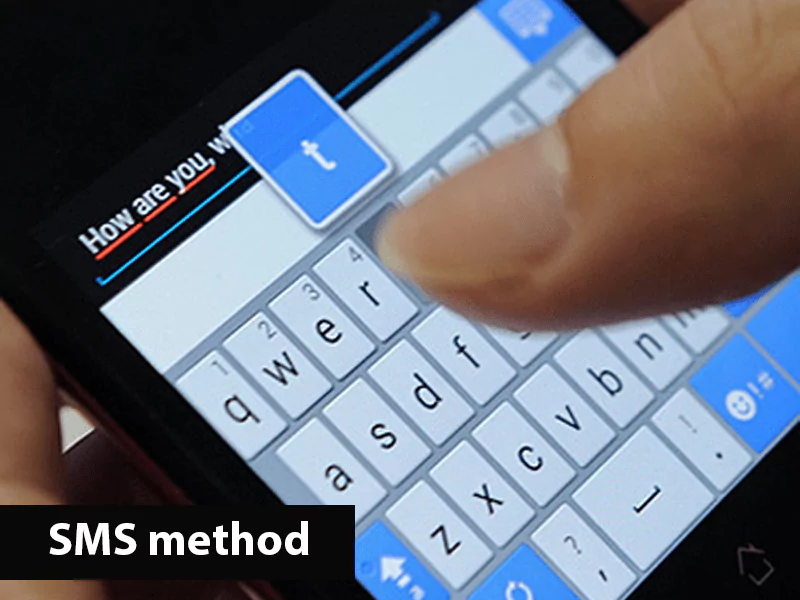The image shows a woman is typing a message and exploring the cheating method where one can message their friends with the exam dumps and get answers The image shows a woman is typing a message and exploring the cheating method where one can message their friends with the exam dumps and get answers
