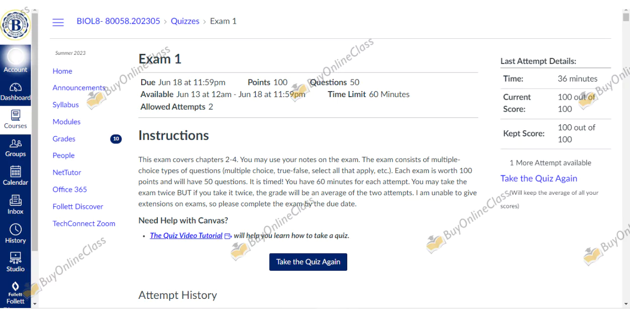 We offer best online exam help and score A grades