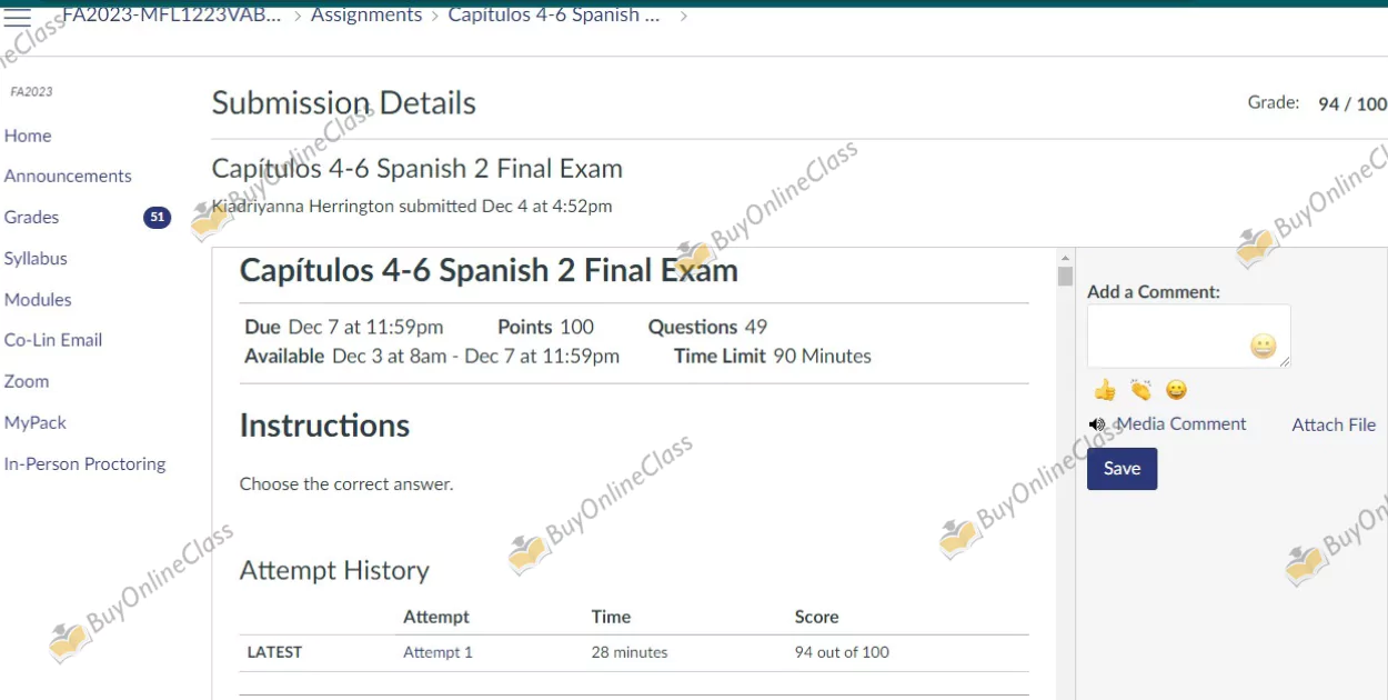 We offer best online exam help and score A grades