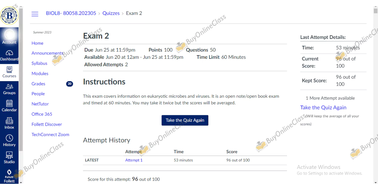 We offer online exam help for students in USA and score A grades for them
