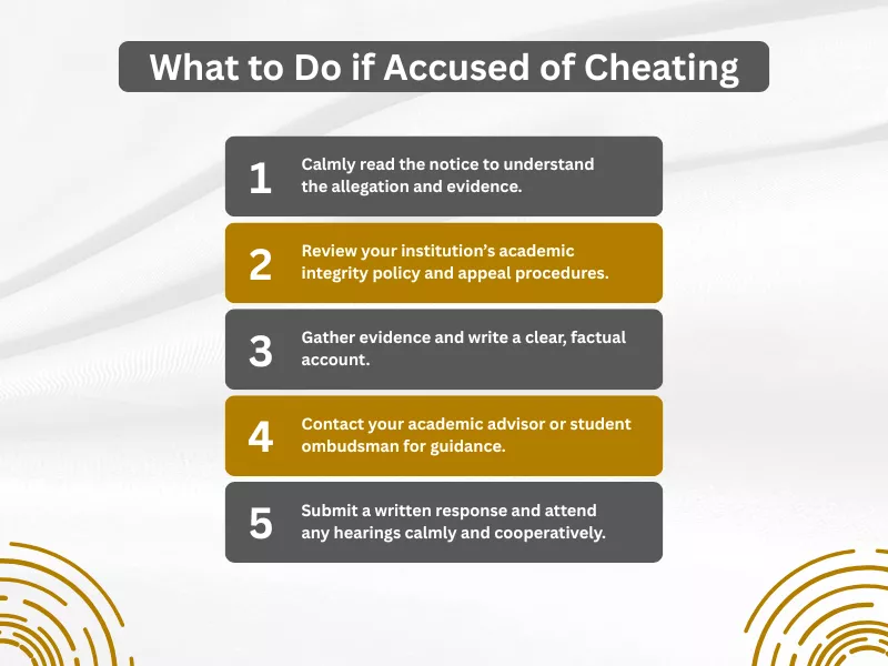 What to Do if You Get Caught Cheating on Proctored Online Tests or Falsely Accused of Academic Misconduct?<br />
