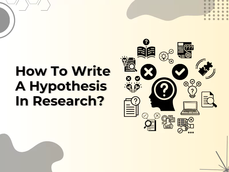 the doodle shows a skull and other attributes of how to write a hypothesis in research
