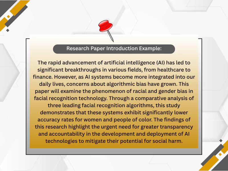 What are good introduction examples for Research Paper?