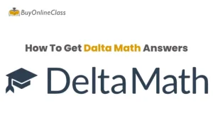 Guide on how to get Delta Math answers for solving math problems, featuring the official logo